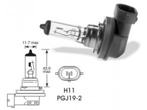 12V 55W PGJ19-2 H11 VISION PRO 2