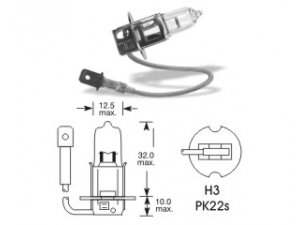 12V 55W Pk22s H3 VISION PRO 1