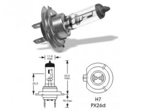 12V 55W Px26d H7 VISION PRO E1 1