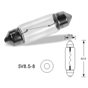 12V 10W SV8,5-8 (11x42mm) VISION PRO