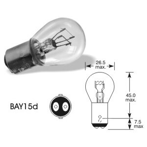 12V 21/5W Bay15d P21/5W VISION PRO 1