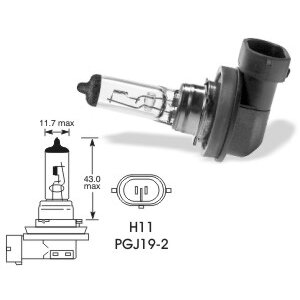 12V 55W PGJ19-2 H11 VISION PRO 2