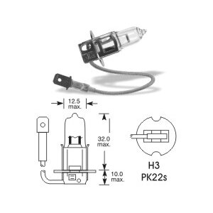 12V 55W Pk22s H3 VISION PRO 1