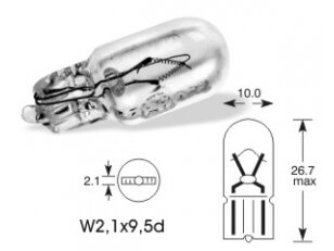 12V 3W W2,1x9,5d W3W VISION PRO