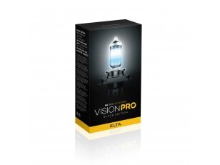 12V 60/55W P43t H4 VISION PRO +180% Black Edition 2VNT. E1