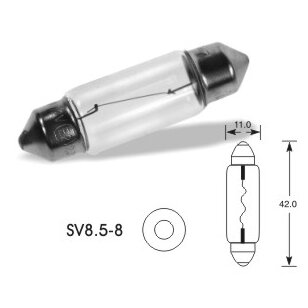 12V 10W SV8,5-8 (11x42mm) VISION PRO