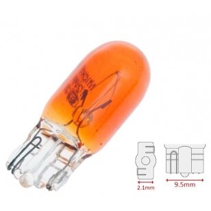 12V 5W W2,1x9,5d Amber WY5W VISION PRO