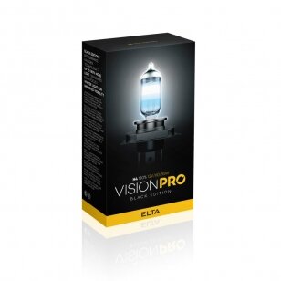 12V 60/55W P43t H4 VISION PRO +180% Black Edition (BOX-02) E1