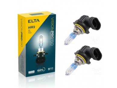 12V 55W PX22d HIR2 VISION PRO +150% 2VNT. E1 2