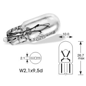 24V 5W W2,1x9,5d W5W VISION PRO