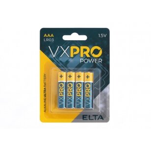 AAA Battery Alkaline Ultra LR03,4pcs. VX PRO