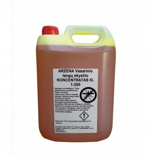 ARZENA Summer screen wash CONCENTRATE 1:200 5L=1000L