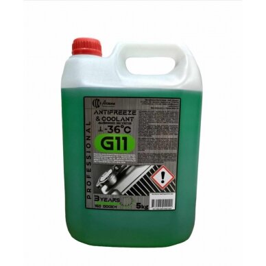 ARZENA Coolant Green G11 (-36°C) 5kg 3 years/150 000 km 1