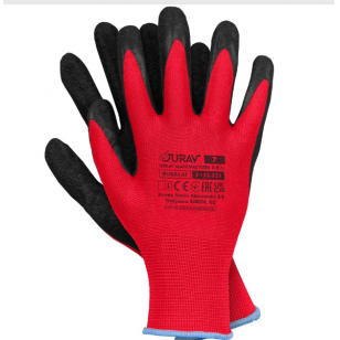 Work gloves coated with latex (9 size)