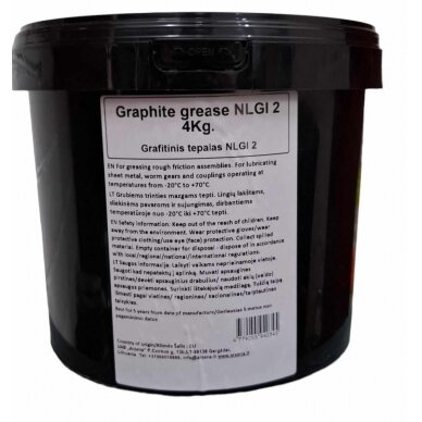 Graphite grease NLGI 2 4 kg ARZENA