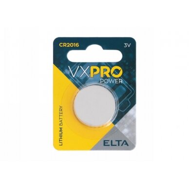 Lithium battery CR2016 3V VX PRO