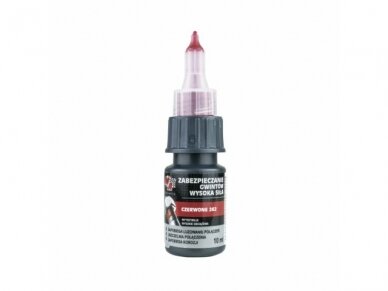 MA PROFESSIONAL Didelio stiprumo sriegių fiksatorius raudonas 10ml