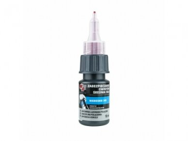 MA PROFESSIONAL Vidutinio stiprumo sriegių fiksatorius mėlynas 10ml