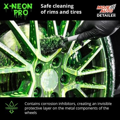 MOJE AUTO DETAILER X-Neon PRO Whell and Tire cleaner 750ml 2