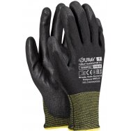 Work gloves coated with PU (10 size)