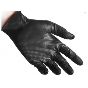 Nitrile gloves with diamond texture GRIP DIAMOND 100pcs XL-10 size SUPER PRICE!