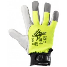 PREMIUM Work gloves with natural goat skin - reflect light (9 size)