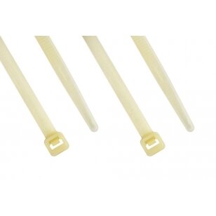 Cable tie 2,5 x 100mm / 100pcs. - white QLUX